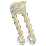 Swarovski figurer Holiday Magic Double Music Note Ornament - 5701279