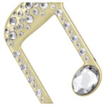 Swarovski figurer Holiday Magic Double Music Note Ornament - 5701279