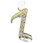 Swarovski figurer Holiday Magic Music Note Ornament - 5701500