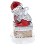 Swarovski figurer Holiday Cheers Santa Claus and Chimney - 5701507