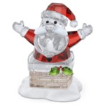 Swarovski figurer Holiday Cheers Santa Claus and Chimney - 5701507