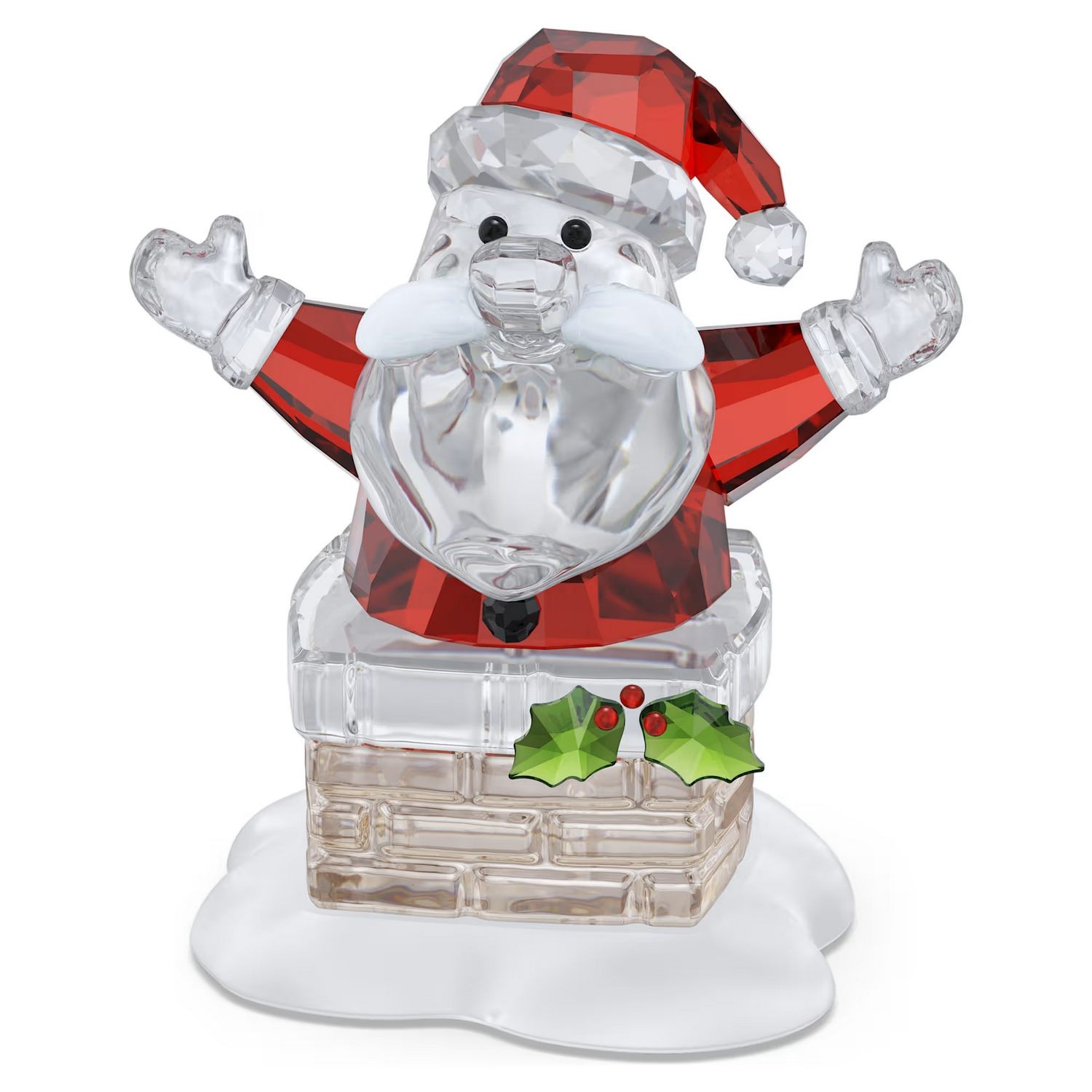 Swarovski figurer Holiday Cheers Santa Claus and Chimney - 5701507