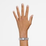 Swarovski klokke Watch Octagon cut bracelet, White, Stainless steel - 5729182