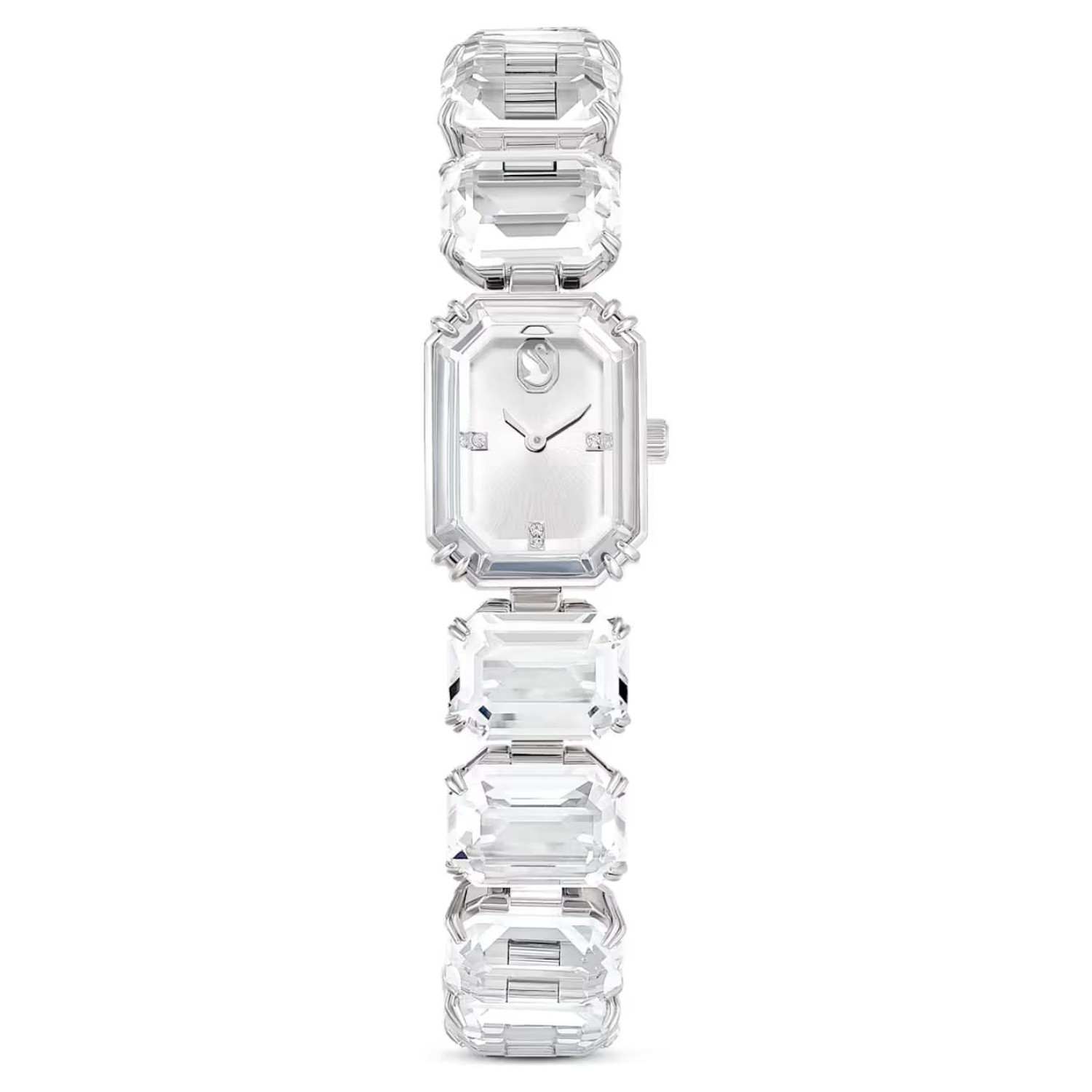 Swarovski klokke Watch Octagon cut bracelet, White, Stainless steel - 5729182