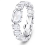 Swarovski klokke Watch Octagon cut bracelet, White, Stainless steel - 5729182