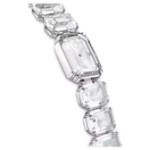 Swarovski klokke Watch Octagon cut bracelet, White, Stainless steel - 5729182