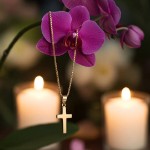 Kors i gult gull 14kt, lengde 23 mm - 0184584