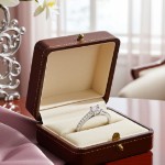 Kjærlighetsring i 14kt hvitt gull med 0,44 ct W-Si - 57205