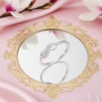 Diamantring Evighet i 14kt hvitt gull med 0,06 ct W-Si - 57530