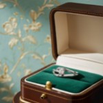 Gullring i 14 kt med zirkonia - 985101