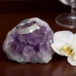 Gullring i 14kt gull med zirkonia - bur593599