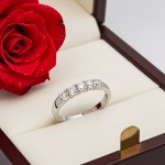 Forlovelsesring diamantring Iselin 5x0,10 ct TW-Si-8505010