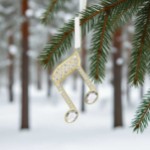 Swarovski figurer Holiday Magic Double Music Note Ornament - 5701279