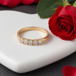 Forlovelsesring diamantring Iselin 5x0,07 ct TW-Si-85050700