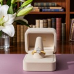 Forlovelsesring med dråpeformet slip Lab Grown diamant - 0,70 ct River - VS - 200626