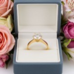 Forlovelsesring Margrete med Oval Lab Grown diamant i 1,50 ct og River (D) -VS1 - LAB16116150RVGU