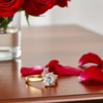 Forlovelsesring Margrete med Oval Lab Grown diamant i 2,00 ct og River (D) -VS1 - LAB16116200RVGU