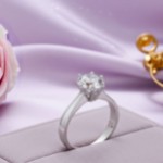 Forlovelsesring Margrete med Lab Grown diamant i 2,00 ct og River (D) -VS1 - LAB16116200RVHV