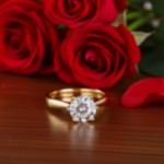 Forlovelsesring Margrete med Lab Grown diamant i 3,00 ct og River (D) -VS1 - LAB16116300RVGU