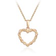 Smykke hjerte i gult gull 14 kt - 27524 Smykke hjerte i gult gull 14 kt - 27524