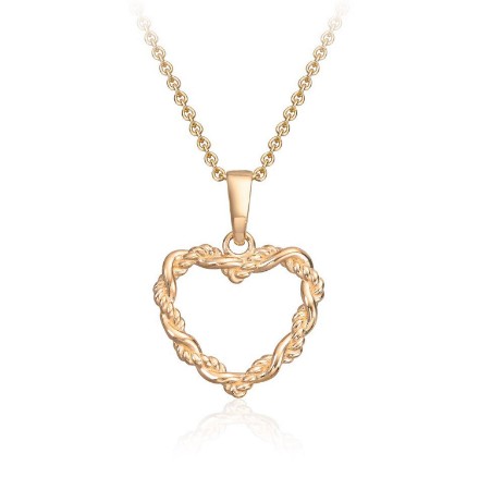 Smykke hjerte i gult gull 14 kt - 27524 Smykke hjerte i gult gull 14 kt - 27524