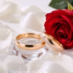 Bilde av Gifteringer i rosé gull 14 kt, 5 mm. GERSTNER - 28625