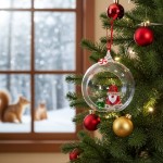 Swarovski figur Holiday Cheers Santa Claus Ball Ornament - 5596382