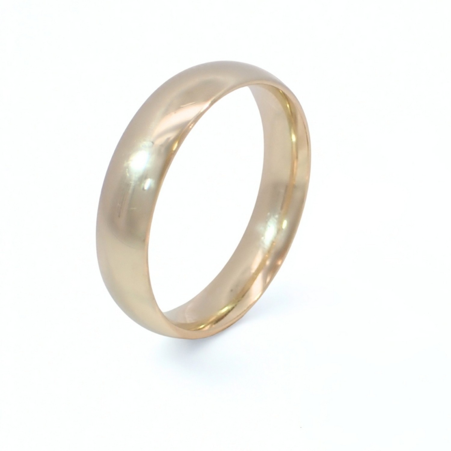 Gifteringer i gult gull 14kt, 5 mm. RUBIN modell 803 – 1450