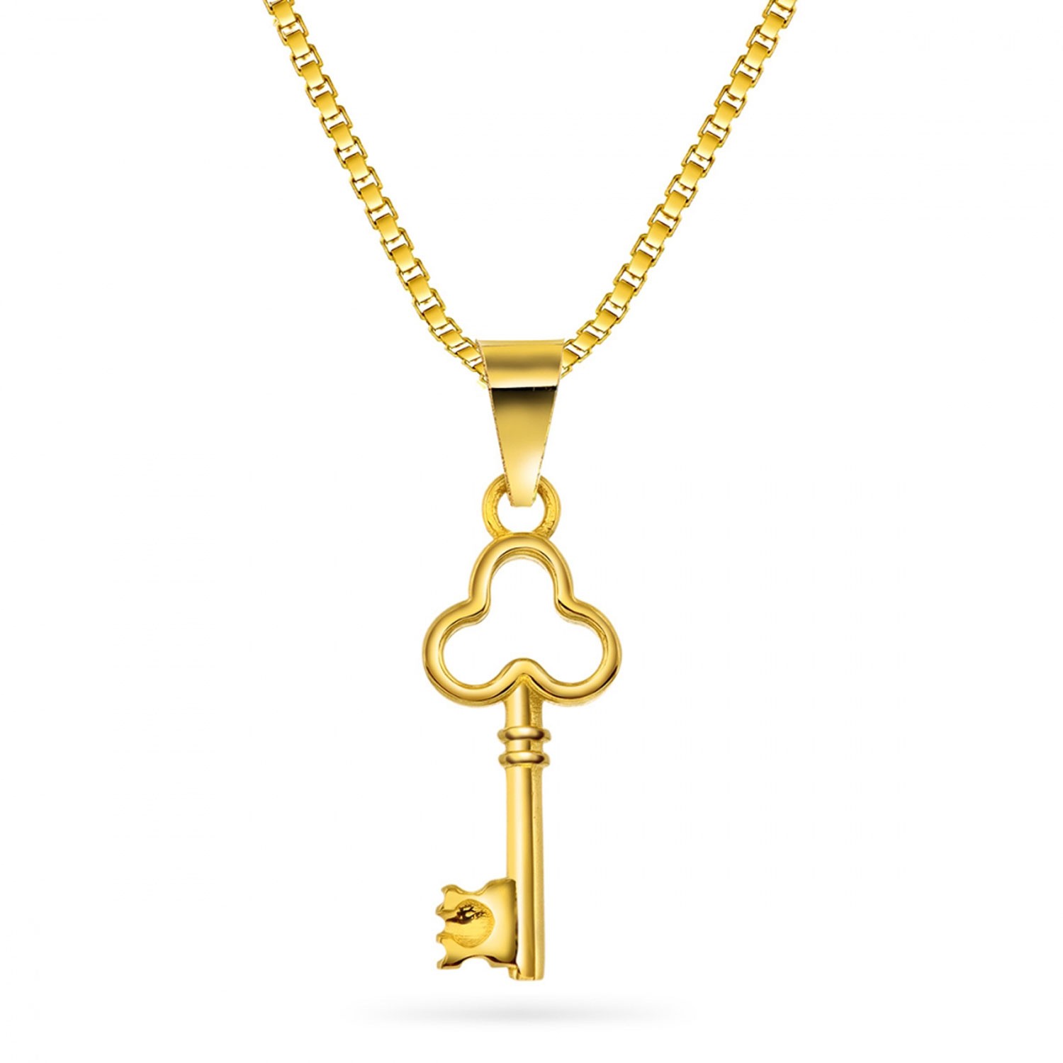 Smykke Nøkkel i gult gull 14 kt - 52839