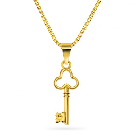 Smykke Nøkkel i gult gull 14 kt - 52839 Smykke Nøkkel i gult gull 14 kt - 52839