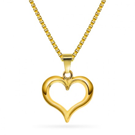Hjerteanheng i gult gull - 52856 Hjerteanheng i gult gull - 52856