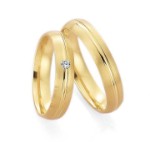 Bilde av Gifteringer i gult gull 9kt, 4,5 mm. GETTMANN -1801245