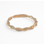 Gullring med zirkonia stener - coc5001179