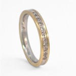 Diamantring Flerstens 0,165 ct TW-Si i 14kt gull - 2976533