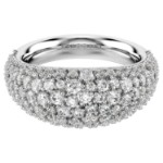 Swarovski Sublima ring White, Rhodium plated - 5737597