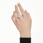 Swarovski Sublima ring White, Rhodium plated - 5737597