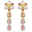 Swarovski Idyllia drop earrings Mixed cuts, Flower, Multicolored, Gold-tone plated - 5732381 Swarovski Idyllia drop earrings Mixed cuts, Flower, Multicolored, Gold-tone plated - 5732381