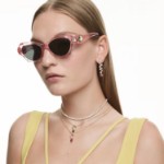 Swarovski smykke Mesmera pendant Mixed cuts, Red, Gold-tone plated - 5732487