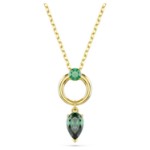 Swarovski smykke Mesmera pendant Mixed cuts, Green, Gold-tone plated - 5732484