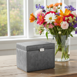 Smykkeskrin, grå/grå - 3463802