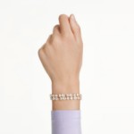 Swarovski armbånd Mesmera bracelet Mixed cuts, White, Gold-tone plated - 5743827