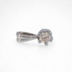 Diamantsmykke Sitara i gull med 0,05 ct W-Si-322105