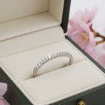 Diamantring i hvitt gull 14kt med Lab Grown diamanter 0,25ct TW-VS - Bur520020hv