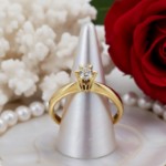 Diamantring forlovelsesring Athene 0,30 ct D-Si1 med GIA -50326031