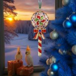 Swarovski figurer Holiday Cheers Dulcis Lollipop Ornament - 5684302