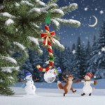 Swarovski figurer Holiday Cheers Dulcis Candy Cane Ornament - 5684303