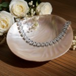 Swarovski smykke Millenia necklace Octagon cut crystals, White, Rhodium plated - 5614929