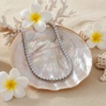 Swarovski collie Matrix Tennis necklace, Round cut, White, Rhodium plated - 5681796