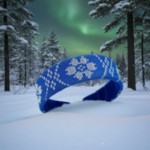 Hårbøyle til blå Trønderbunad, håndlaget - 3108022