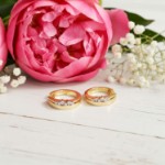 Diamantøredobber i 14kt gull med diamanter 0,06ct W-Si - Bur738291